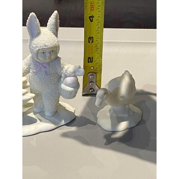 GOOSEY GOOSEY & GANDER  Springtime Stories Snowbunnies DEPT 56 - Picture 9 of 10